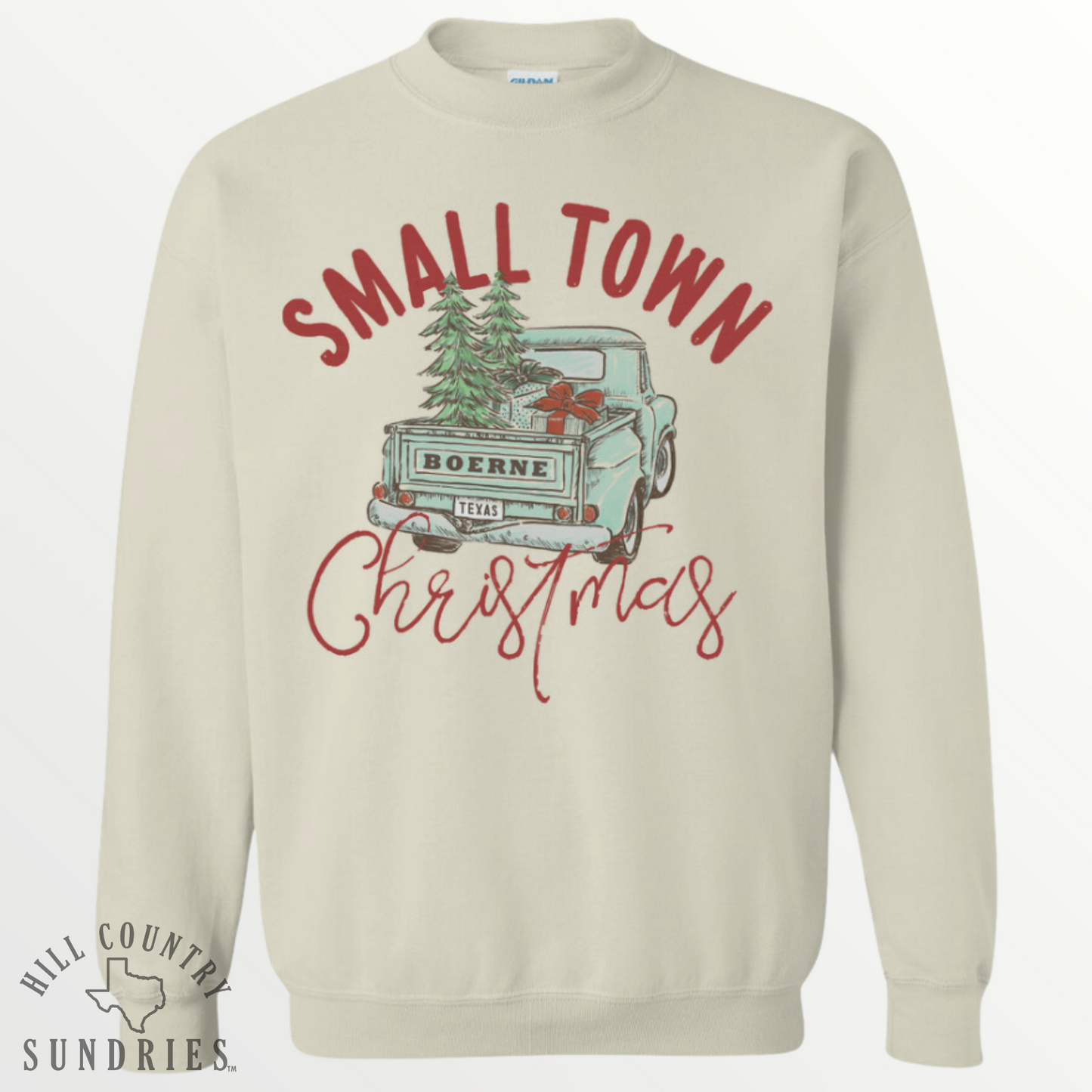 Boerne Small Town Christmas Sweatshirt