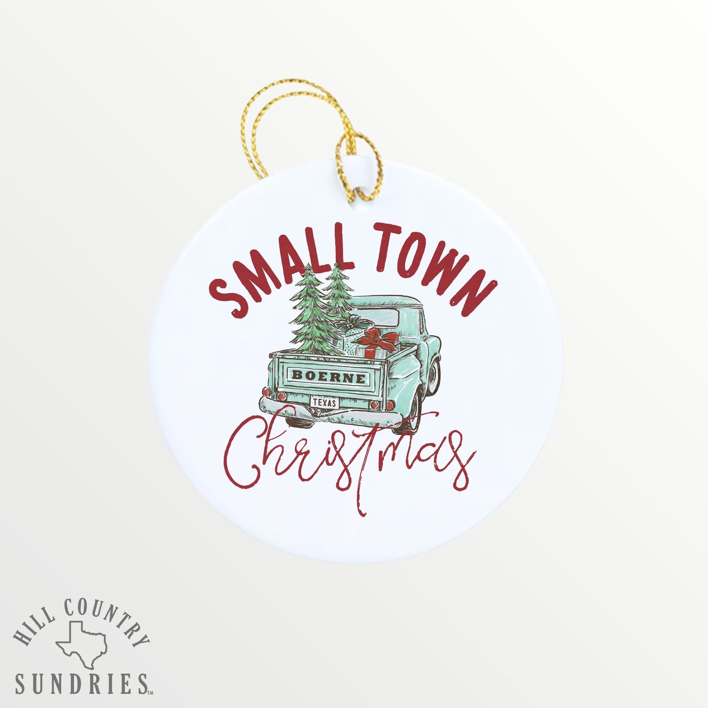 Boerne Vintage Christmas Ornament