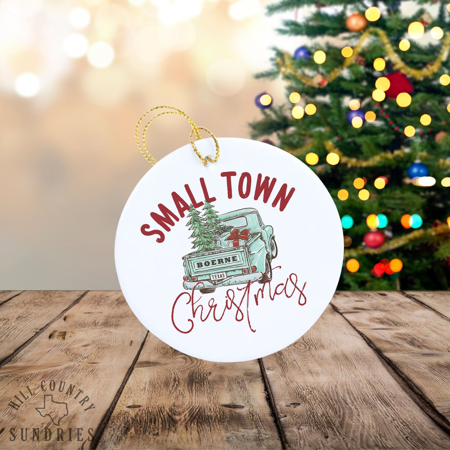 Boerne Vintage Christmas Ornament